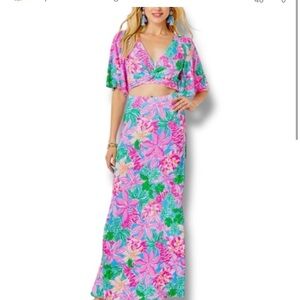 Lilly Pulitzer Minka Maxi Set - size SMALL
